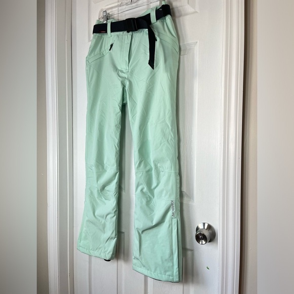 KARBON Girls youth Ride snow ski pants with belt buckles size 14 - Picture 8 of 8